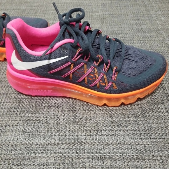 Womens Nike Air Mix Pink-Orange Gradient - Picture 2 of 8